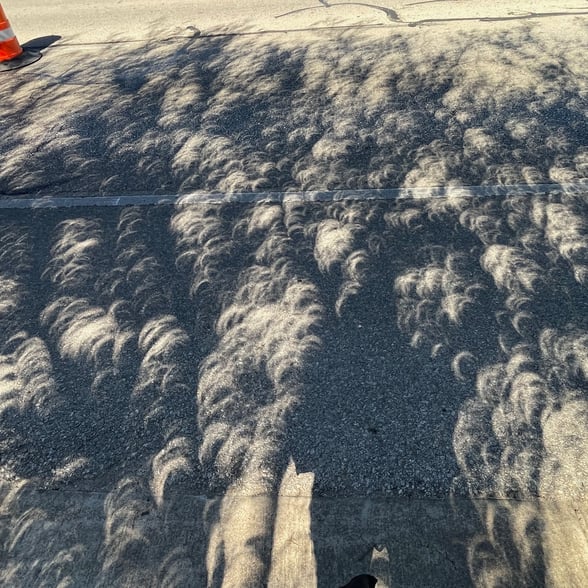 Eclipse shadows